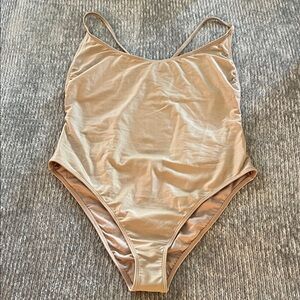 Forever 21 Tan One Piece Swimsuit